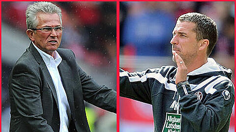 Jupp Heynckes und Marco Kurz
