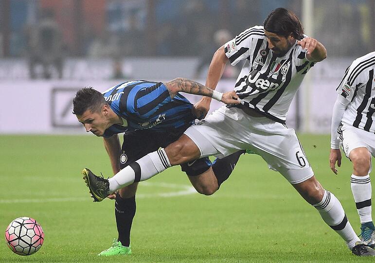 Gegen Inter Mailand erhielt Sami Khedira die schlechteste Note aller Juve-Spieler.