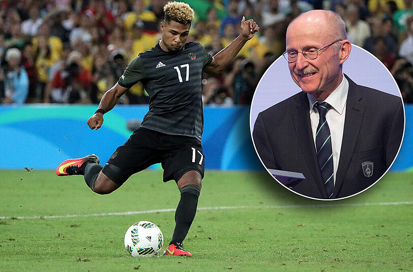 Serge Gnabry erzielte bei den Olympischen Spielen sechs Tore für die deutsche Mannschaft. Über den Werder-Neuzugang sprach Willi Lemke am Sonntag im Doppelpass.
