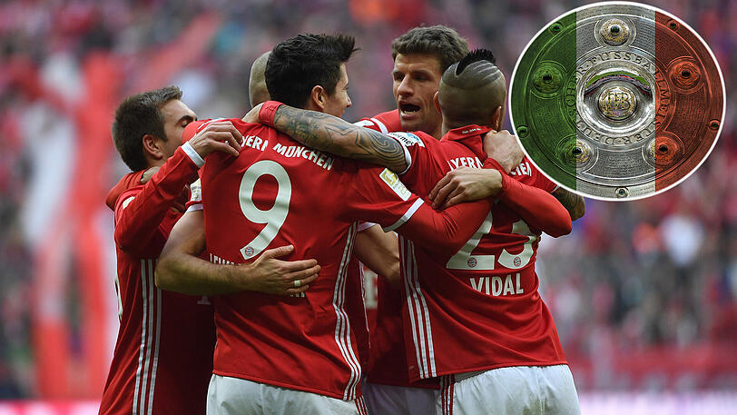 Die Meisterschale ist dem FC Bayern kaum noch zu nehmen.
