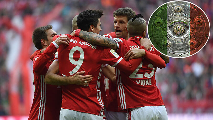 Die Meisterschale ist dem FC Bayern kaum noch zu nehmen. Die Meisterschale ist dem FC Bayern kaum noch zu nehmen.