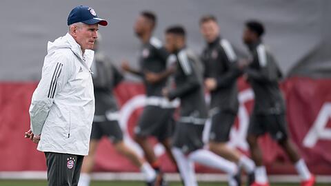 Die Bilder vom Abschlusstraining des FC Bayern vor dem Viertelfinale gegen den FC Sevilla.