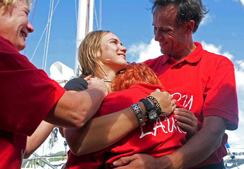 Danach überquerte sie zum zweiten Mal in 14 Monaten den Atlantik mit Kurs auf Sint Maarten.
