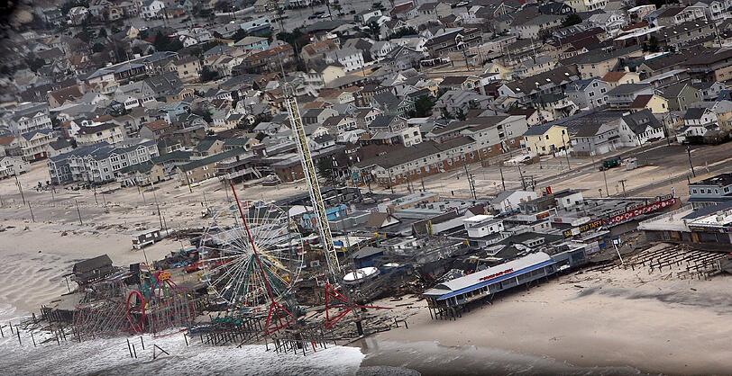 Aufräumen nach "Sandy": Die Bilder der Zerstörung aus den USA