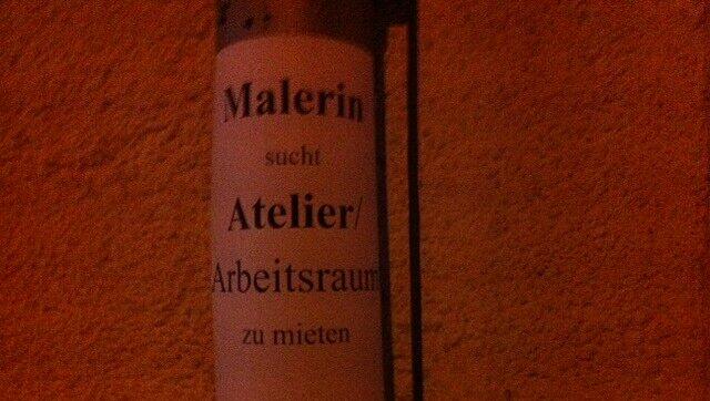 Gesuch am Pfosten Gesuch am Pfosten
