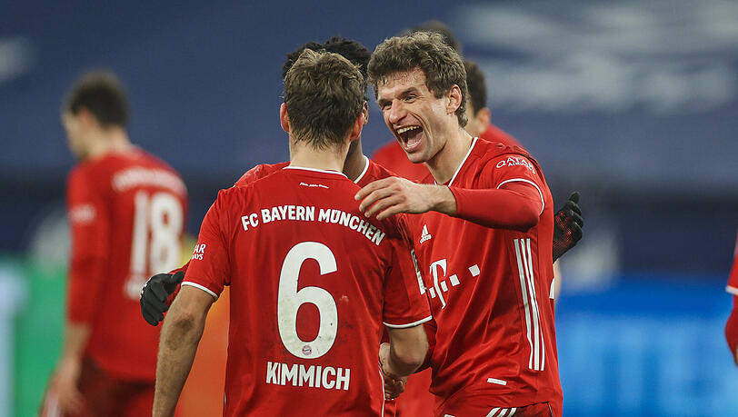Joshua Kimmich und Thomas Müller avancierten mit drei Vorlagen und zwei Toren zu den Matchwinnern des Spiels. Joshua Kimmich und Thomas Müller avancierten mit drei Vorlagen und zwei Toren zu den Matchwinnern des Spiels.