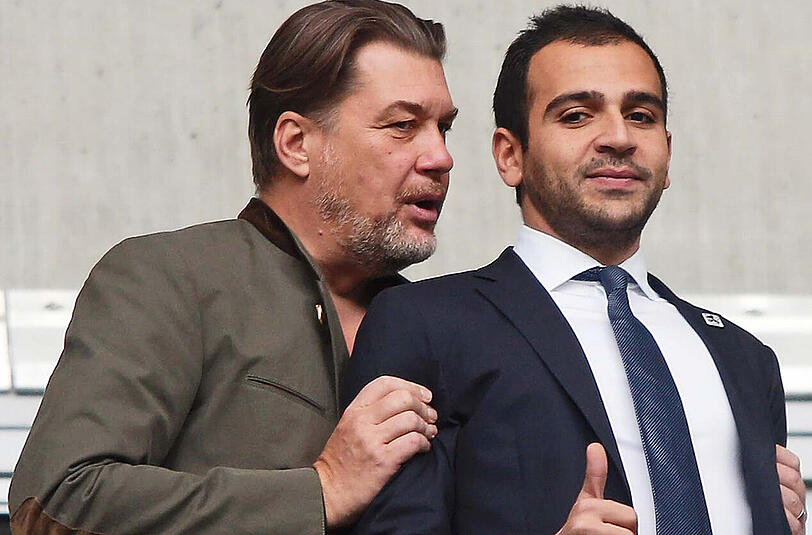 Gerhard Mayrhofer (l.) und Noor Basha mussten in Ingolstadt schlichten.