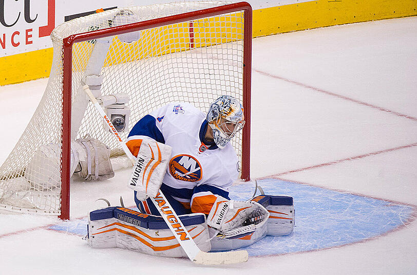 NHL-Goalie Michael Greiss.