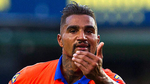 Der "Bad Boy" ist zurück: Kevin-Prince Boateng feiert ein neuerliches Comeback in der Fußball-Bundesliga und schließt sich wie erwartet Eintracht Frankfurt an.