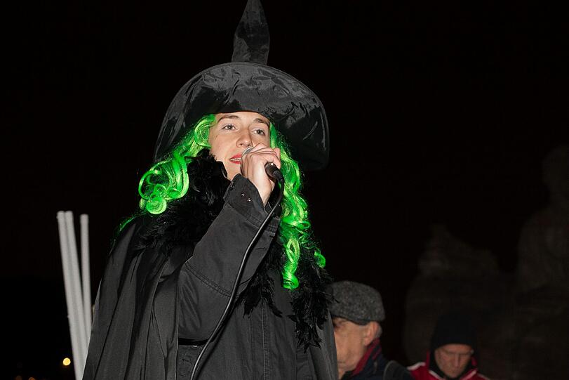 Coole Perücke: Sylvia Gonzalez vom Verein Green City.