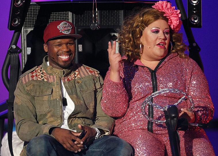 Sie flirtete mit dem US-amerikanischen Rapper 50 Cent.