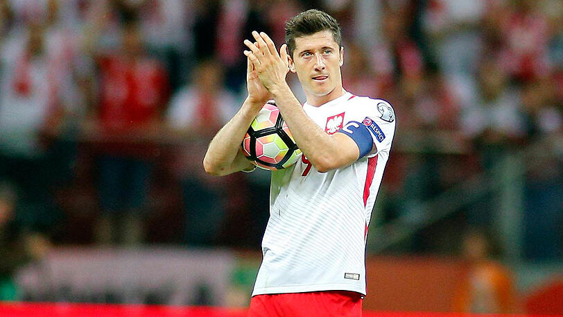 In bis dato 87 Länderspielen für Polen erzielte Bayern-Angreifer Robert Lewandowski 46 Tore.