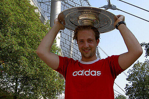 Bayern-Fan Franz Baumann.