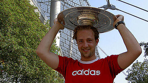 Bayern-Fan Franz Baumann.