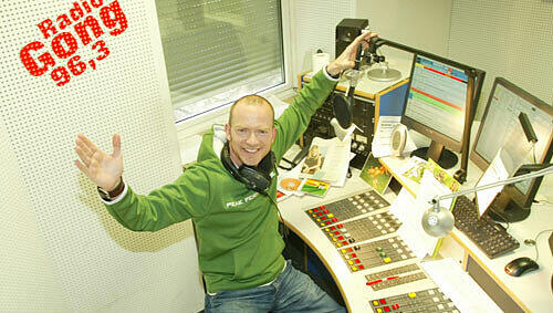 Mike Thiel im Studio Mike Thiel im Studio