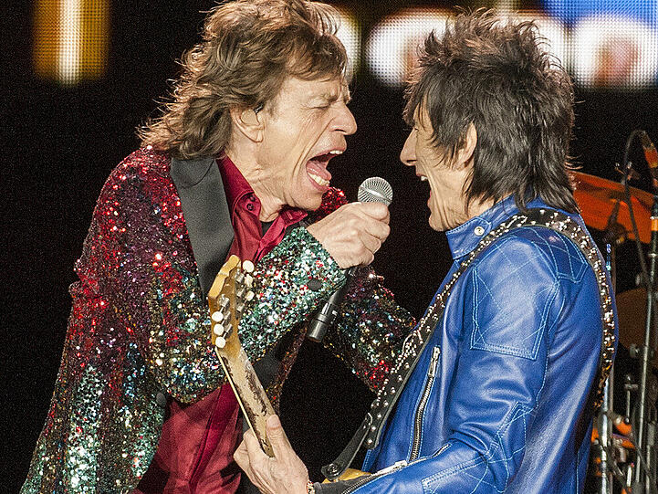 Das wollen die Leute immer noch sehen: Mick Jagger und Ronnie Wood von den Rolling Stones in Kanada