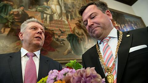 Sind gerade nicht sonderlich gut aufeinander zu sprechen: OB Dieter Reiter (links) und sein Stellvertreter Josef Schmid.