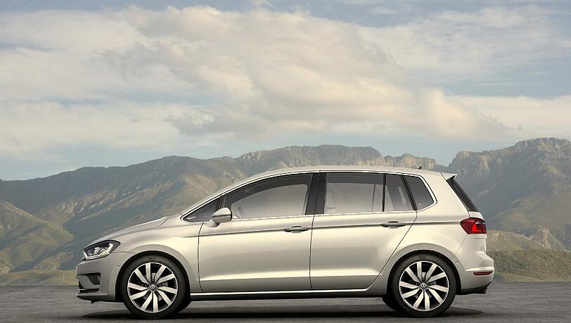 Der neue Golf Sportsvan vermittelt außen wie innen VW-Feeling pur.