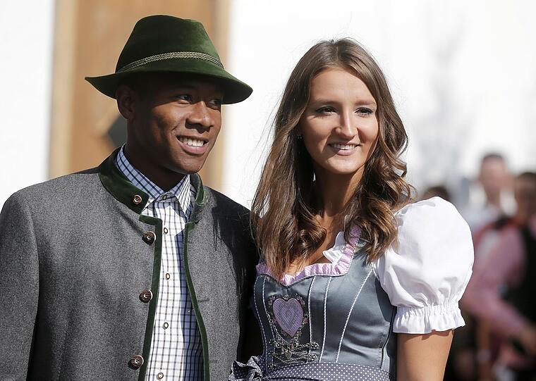David Alaba mit Katja Butylina