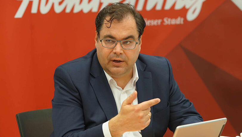 Für neue Busspuren – und kritisch gegenüber der 24-Stunden-U-Bahn: Ingo Wortmann beim Besuch in der AZ-Redaktion. Für neue Busspuren – und kritisch gegenüber der 24-Stunden-U-Bahn: Ingo Wortmann beim Besuch in der AZ-Redaktion.
