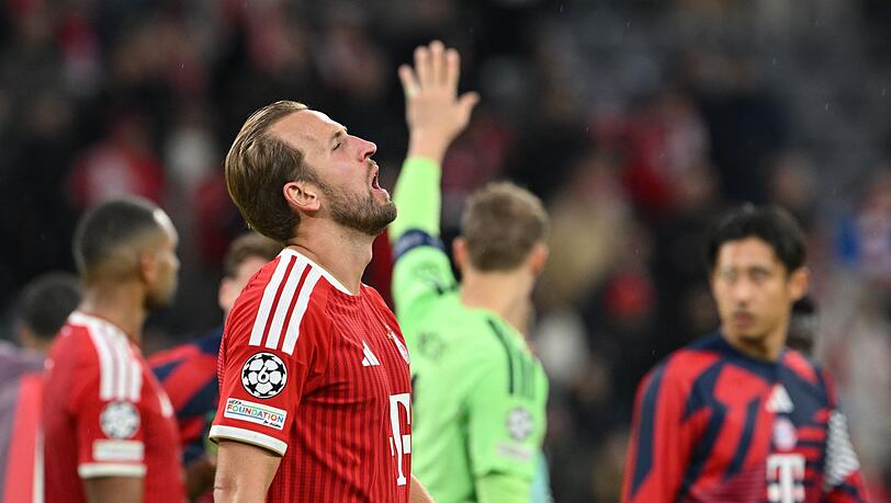 Die Bayern um Torjäger Harry Kane spielen in der Champions League erneut nur unentschieden. Die Bayern um Torjäger Harry Kane spielen in der Champions League erneut nur unentschieden.