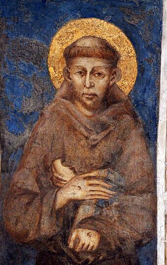 Die richtige Antwort ist B: Franz von Assisi