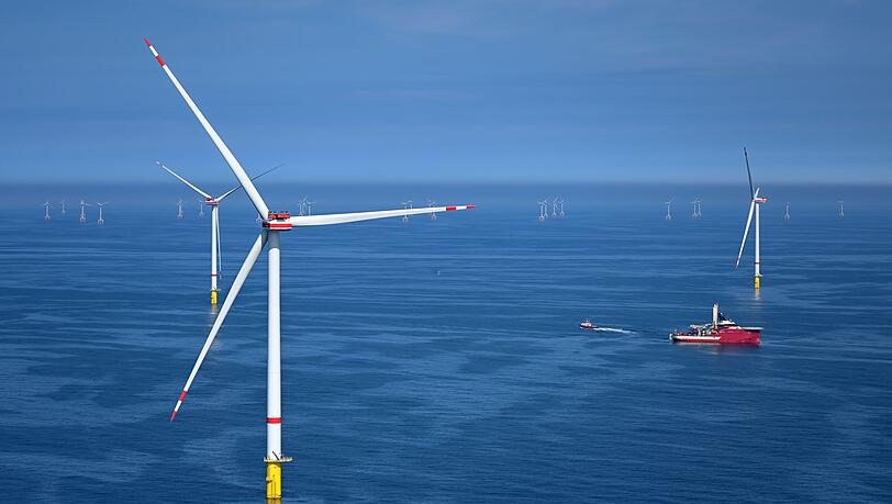 Der Windpark He Dreiht besteht aus 64 Windenergieanlagen. (Archivbild)