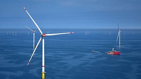 Der Windpark He Dreiht besteht aus 64 Windenergieanlagen. (Archivbild)