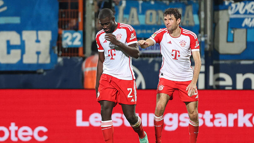 Wurde nach seiner Gelb-Roten Karte von Thomas Müller getröstet: Dayot Upamecano.