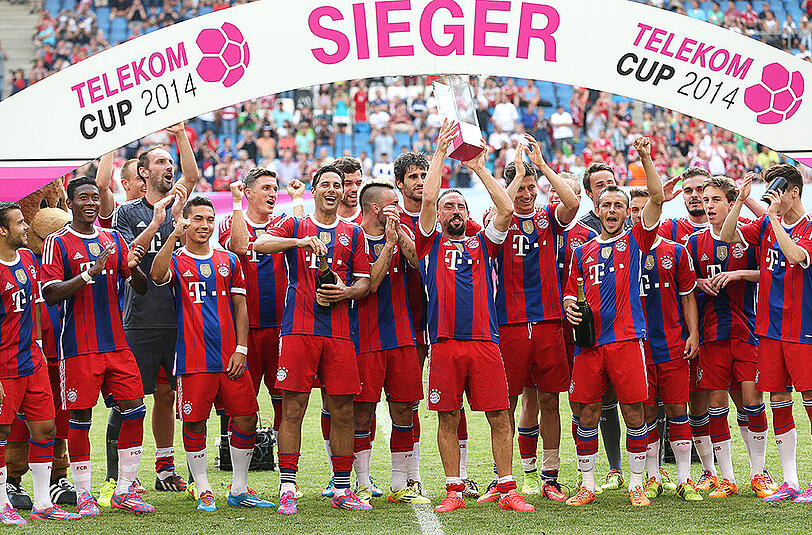 2014 gewann der FC Bayern den Telekom Cup 2014 gegen den VfL Wolfsburg.
