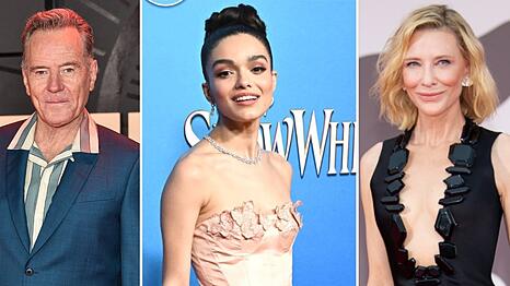 Bryan Cranston, Rachel Zegler und Cate Blanchett (v.l.n.r.) sind bei den diesj&auml;hrigen Olivier Awards nominiert.