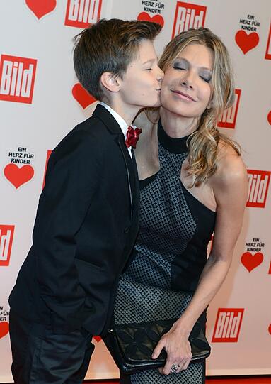 Schauspielerin Ursula Karven und ihr Sohn Liam
