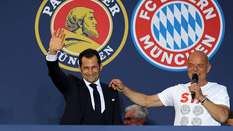 Die Bayern feiern mit ihren Fans die sechste Deutsche Meisterschaft in Folge. Die Bilder vom Fanfest.