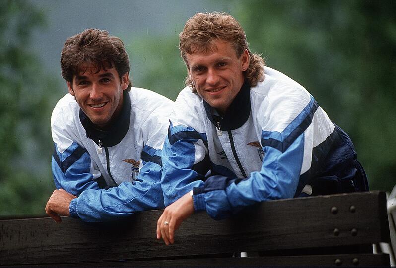 Karlheinz Riedle (l.) - Lazio Rom (1990&ndash;93)
