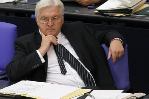 Unangenehmen Fragen ausgesetzt: Außenminister Frank-Walter Steinmeier