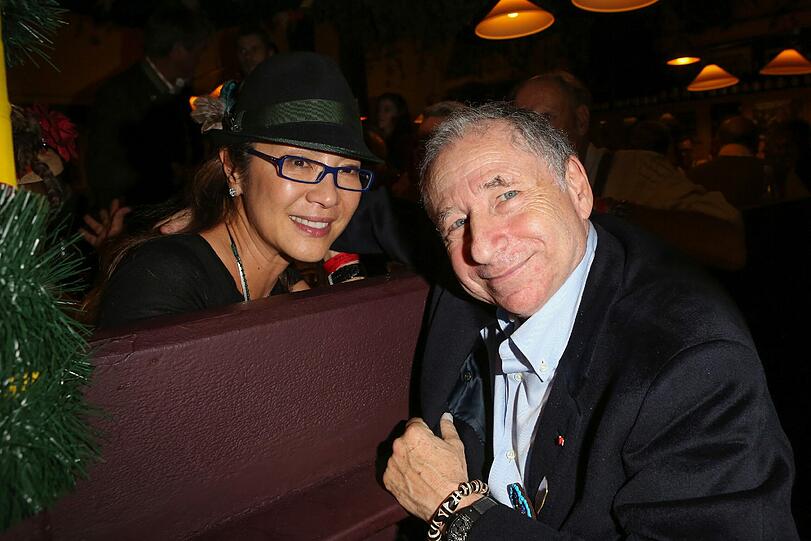 Jean Todt mit Lebensgefährtin Michele Yeoh