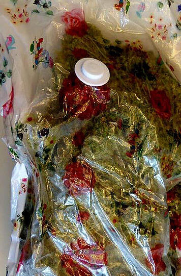 In Vakuumbeuteln wurde das Marihuana geschmuggelt.