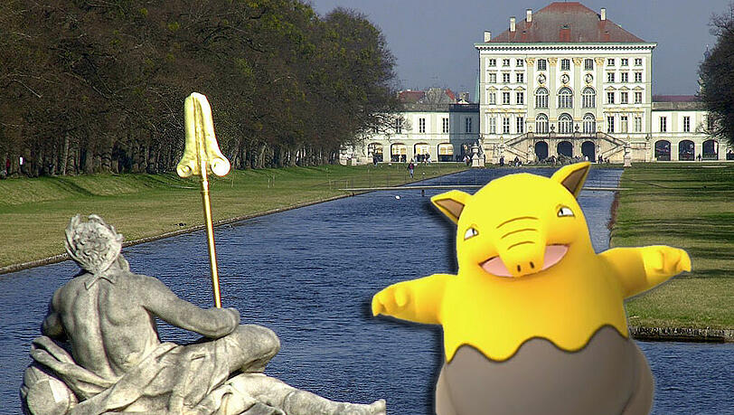 Ein Traumato im Schlosspark: Ein Bild, an das sich die Schlösser- und Seenverwaltung nicht gewöhnen will. Ein Traumato im Schlosspark: Ein Bild, an das sich die Schlösser- und Seenverwaltung nicht gewöhnen will.