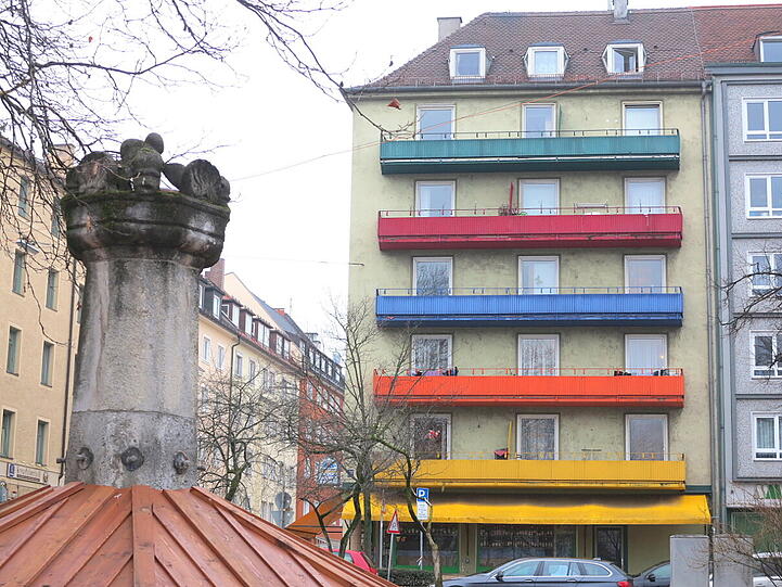 Wie gefällt Ihnen das bunte Haus?