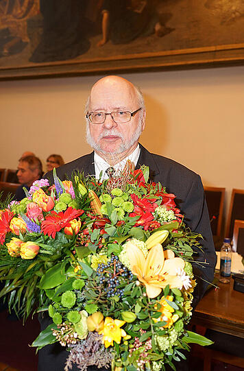 Ernst Wolowicz nach der Wahl am Donnerstag im Rathaus.