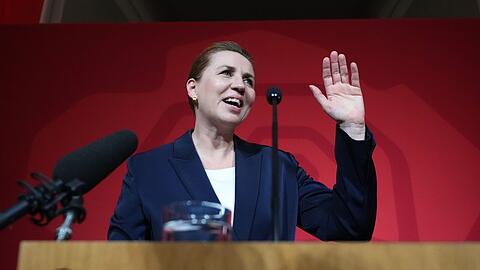 Mette Frederiksen will D&auml;nemarks Regierungschefin bleiben.