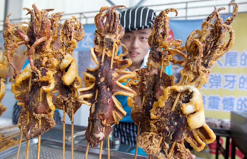 So sieht es aus, wenn China Oktoberfest feiert. Bilder von der Wiesn-Kopie in Qingdao.