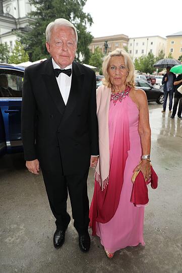 Österreichs Altbundeskanzler Franz Vranitzky und seine Ehefrau Christine.