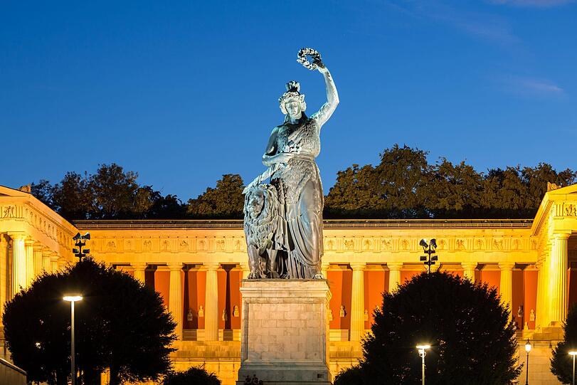 Unterhalb der Bavaria an der Theresienwiese. (Archivbild)