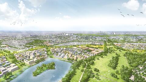 Pläne für ein neues Olympisches Dorf in Daglfing.