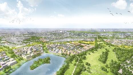 Pläne für ein neues Olympisches Dorf in Daglfing.