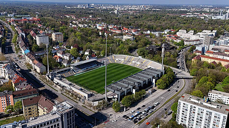 Kultsportst&auml;tte in M&uuml;nchen: Das Gr&uuml;nwalder Stadion in Giesing.