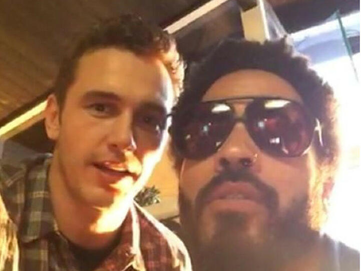 James Franco (l.) und Lenny Kravitz scheinen sich gut zu verstehen