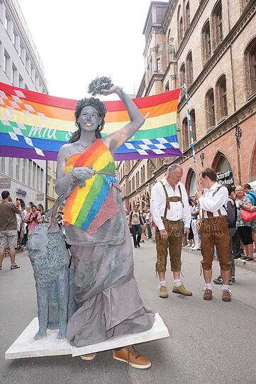 Die Bilder vom Christopher Street Day in der Münchner Innenstadt