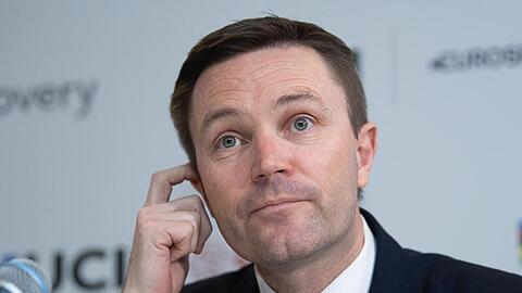 David Lappartient ist der Präsident des Internationalen Radsport-Verbandes (UCI).